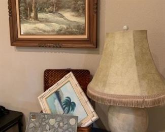 Various home decor items