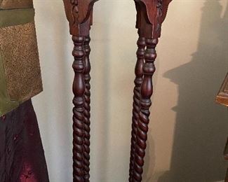 Barley twist plant stand