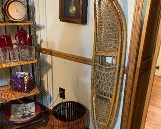 antique snow shoes
