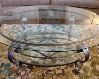 Glass Top Coffee Table