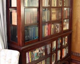 Large Bookcase w/ Slider Doors