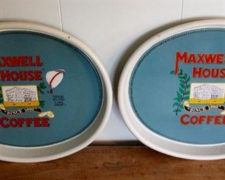 Vintage Maxwell House Trays