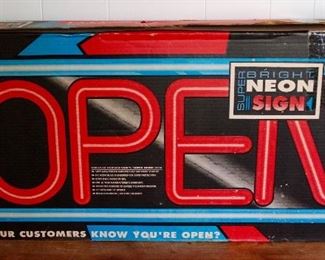Vintage NEON Open Sign!!! SUPER COOL!!!