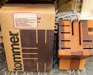 Vintage Tommer Knife Block X 2 (NOS)