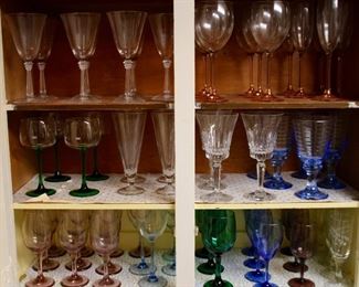 TONS OF VINTAGE GLASSWARE!!!