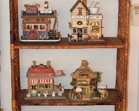 Vintage Wicker Displays GALORE!!!