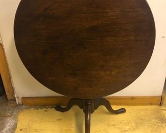 antique tilt top table