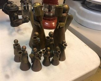 mexican brass folk art