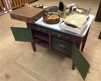 enamel hoosier cabinet base?