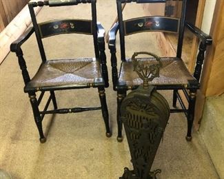 fireplace fan screen brass