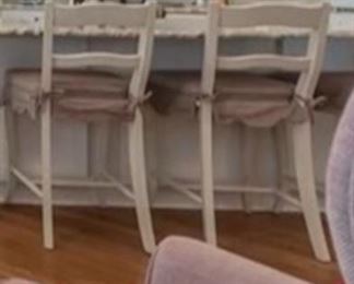 $295 for all 3 / Pier 1 barstool trio (counter height and seats are 25" from floor, not bar height). Also, have custom made cushions for them for $60 if interested. TEXT 404-771-6060 to purchase. 