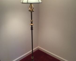 Nice, heavy brass floor lamp