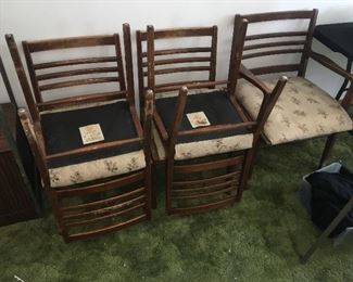 There are 6 chairs, one not photographed