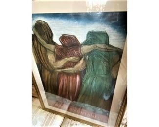 Anedeo Modigliani Signed Art Show Print