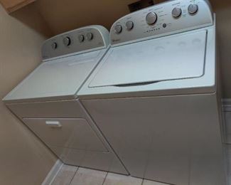 Whirlpool set gas dryer