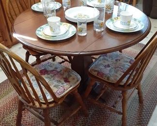 42" round pedestal table