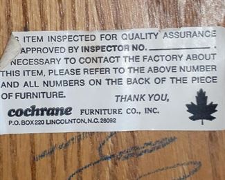 Detail, Cochrane Furniture solid oak farm chairs