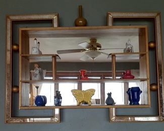Mid-Century Modern mirrored shadow box