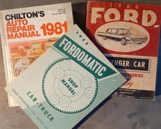 Vintage shop manuals