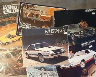 Vintage Ford sales brochures