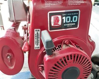 Motor detail, Coleman Maxa 5000 ER Plus generator