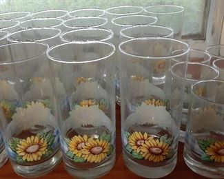 Sunsations tumblers and juice glasses