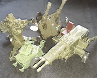 Vintage (1980's) GI Joe field guns