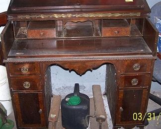 Antique walnut desk