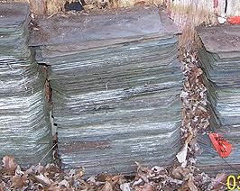 Stacks of slate