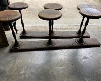 vintage soda fountain stools