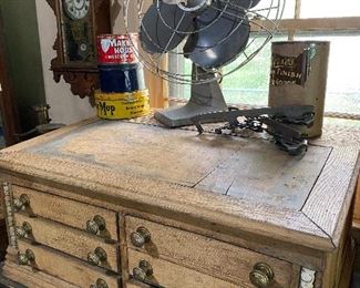 antique 6 drawer cabinet