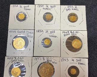 gold fractional coins