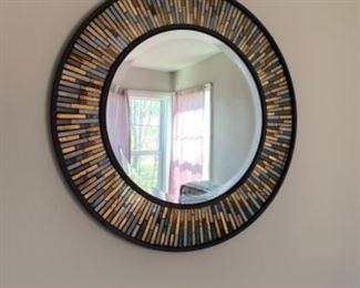 Large wall mirror