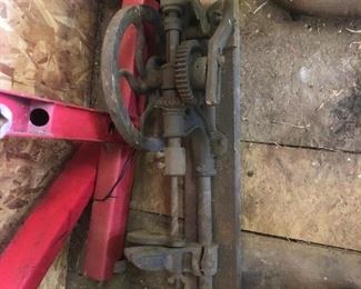 Antique Canedy Crank Drill Press