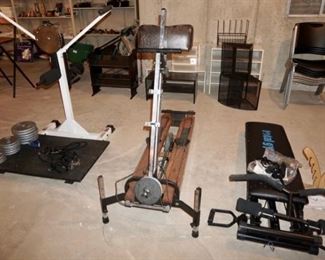 Tuff Stuff Weight Machine; NordicTrac Ski Machine; Total Gym 1000