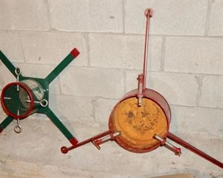 Cast Metal Fresh Tree Stands -- Heavy Duty for Large Trees