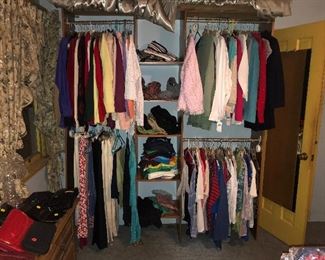 Closet women’s clothes 