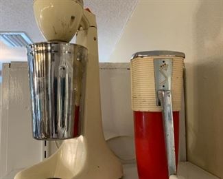 Vintage milkshake and ice crusher