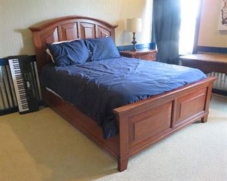 Queen bed (mattress not for sale)
