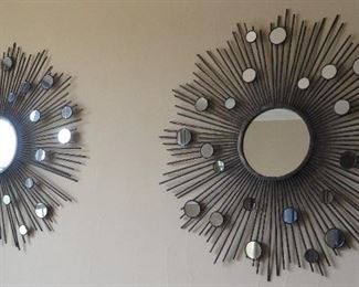 Sunburst mirrors