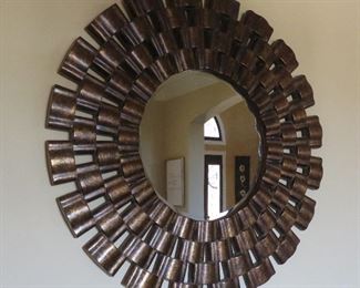 Round decorator mirror