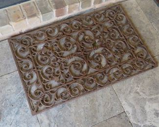 Iron door mat or wall hanger