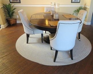 Dining table and chairs