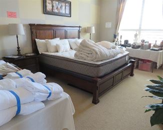 King size bed - mattress not for sale