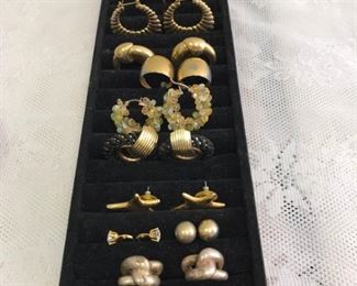 Vintage pierced earrings