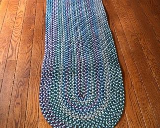 Beautiful old braided rug