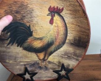 Decorative chicken plates