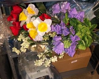 We have a huge assortment of silk flowers
