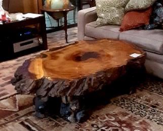 Gorgeous 60s Live Edge coffee table