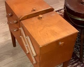 Vintage sawing storage case